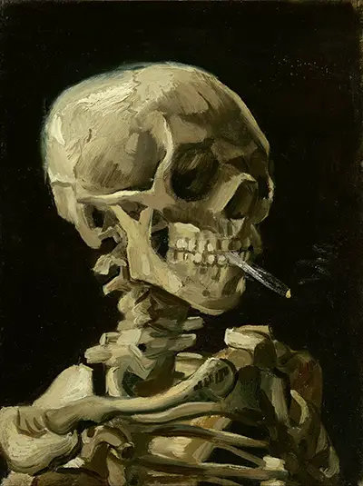 Schädel mit brennender Zigarette Vincent van Gogh